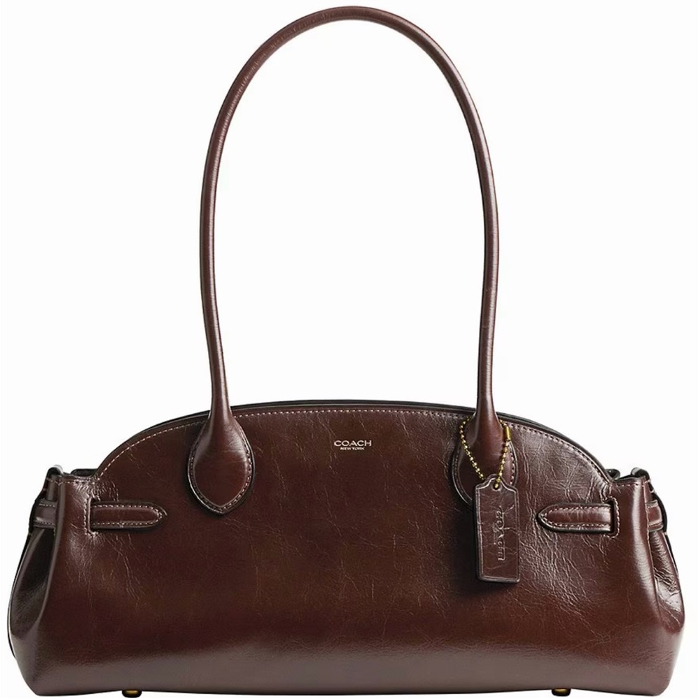 Coach Glazed Leather East West Empire Carryall 34